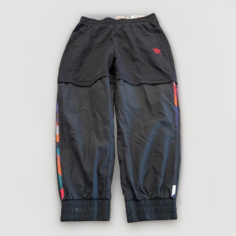 Adidas Originals Womens Black LNY Lunar New Years Printed Sweatpants Size XL 22
